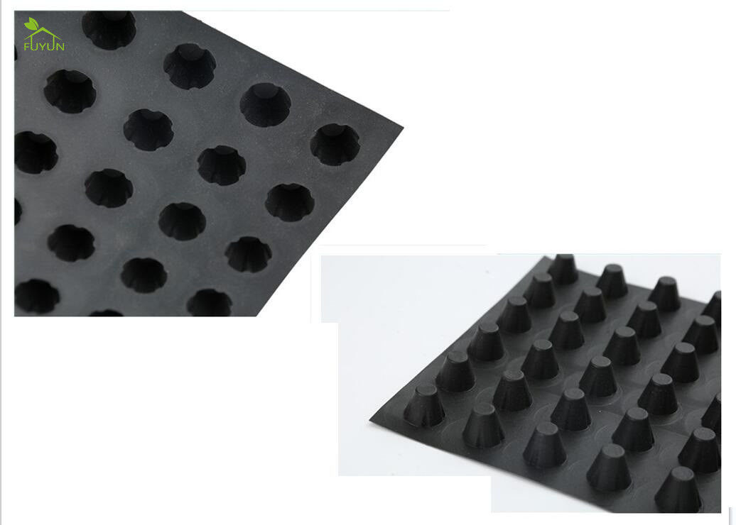 Underground Water System Drainage Geocomposite Board Height 12mm